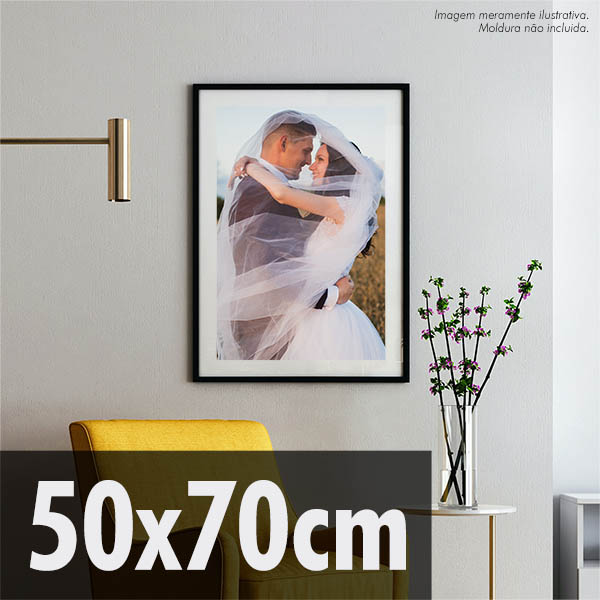 Impressão de Foto 50x70cm – Papel Fotográfico 250g