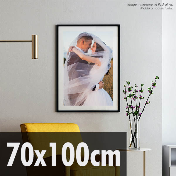 Impressão de Foto 70x100cm – Papel Fotográfico 250g