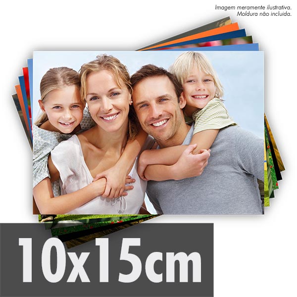 Impressão de Foto 10x15cm – Papel Fotográfico 250g