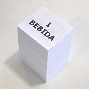 Senhas Bar Personalizadas | 5,9x5,2cm | Papel 80g