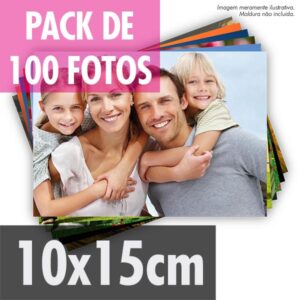Pack de 100 Fotos 10x15cm – Papel Fotográfico