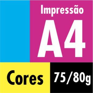 Impressão a Cores A4 - Papel 80g